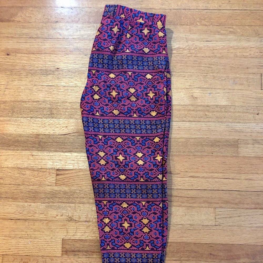 Tanzanian Kanga Print Tailored Skinny Pants 0/2 | African Print Ankle Trousers